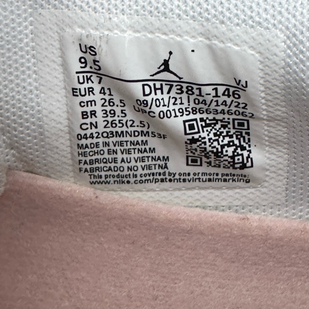 NEW Nike Jordan Air 200E (Blue / Pink / White) - Womens US 9.5 | Mens US 8 - Picture 7 of 8